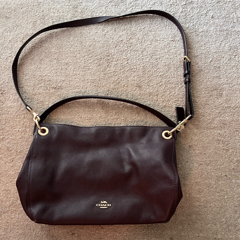 Coach Clarkson Hobo Pebble
Leather Satchel Shoulder Bag